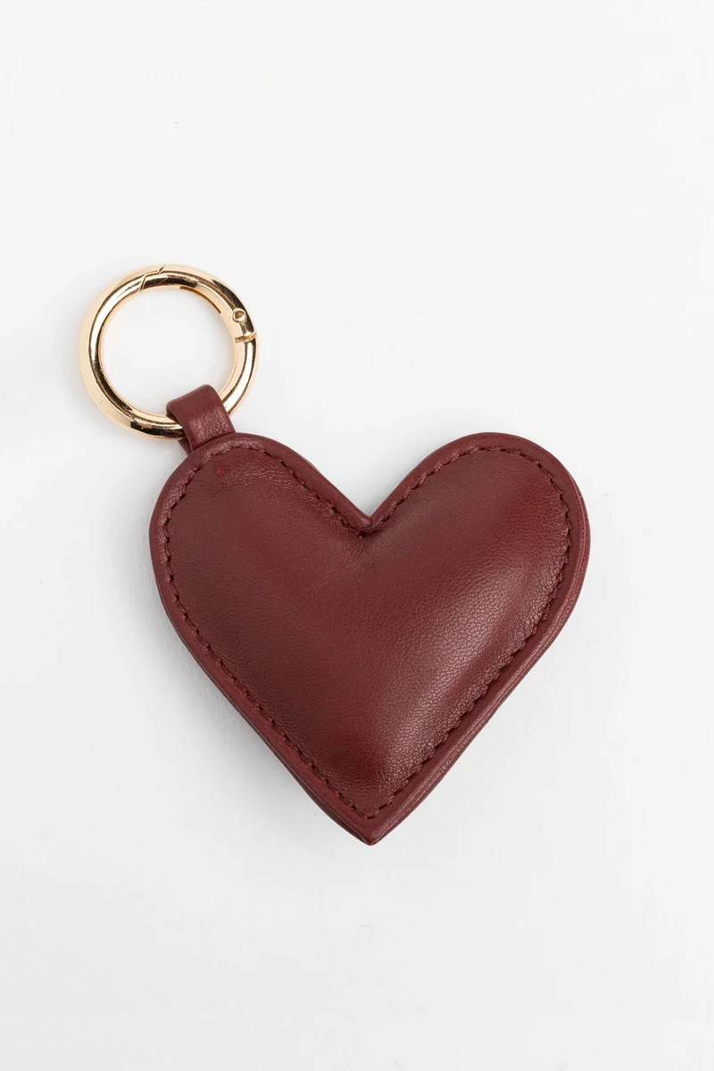 Heart Pendant - NAIMA - Cherry Red