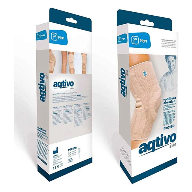 Elastische Kniebandage mit Polsterung und Seitlichen Stabilisatoren