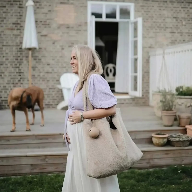 Schnullerbox Pale Taupe | Mushie | Silikon