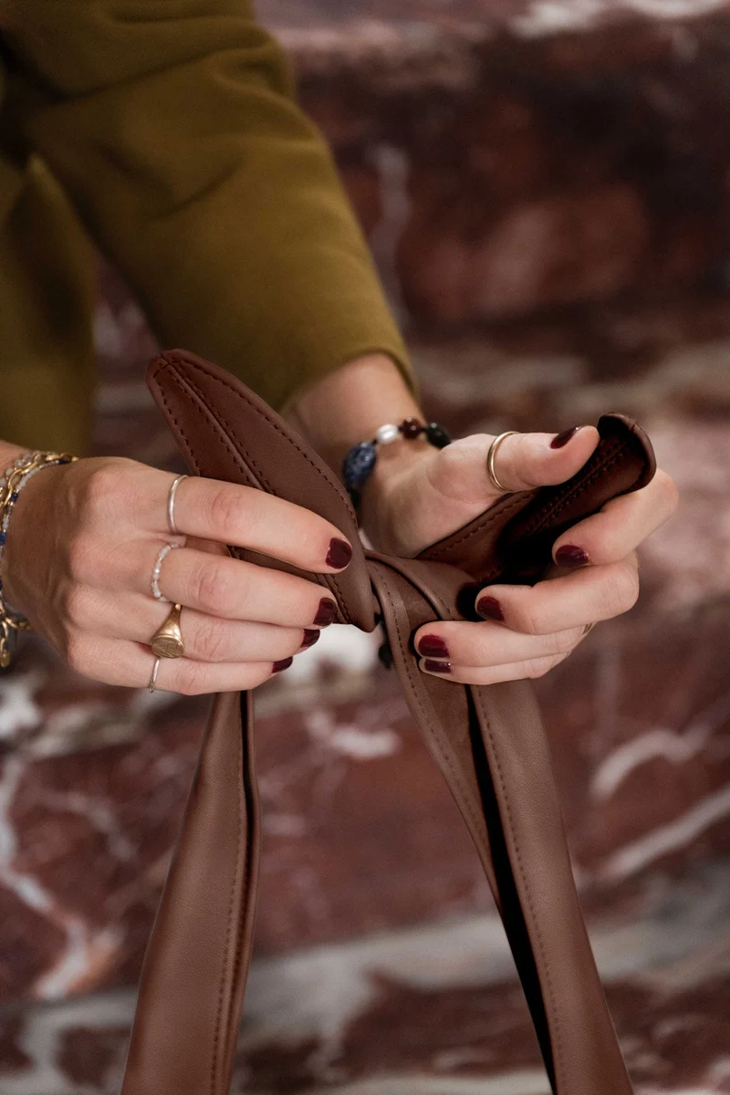 Knot Bag - NAIMA - Mocca