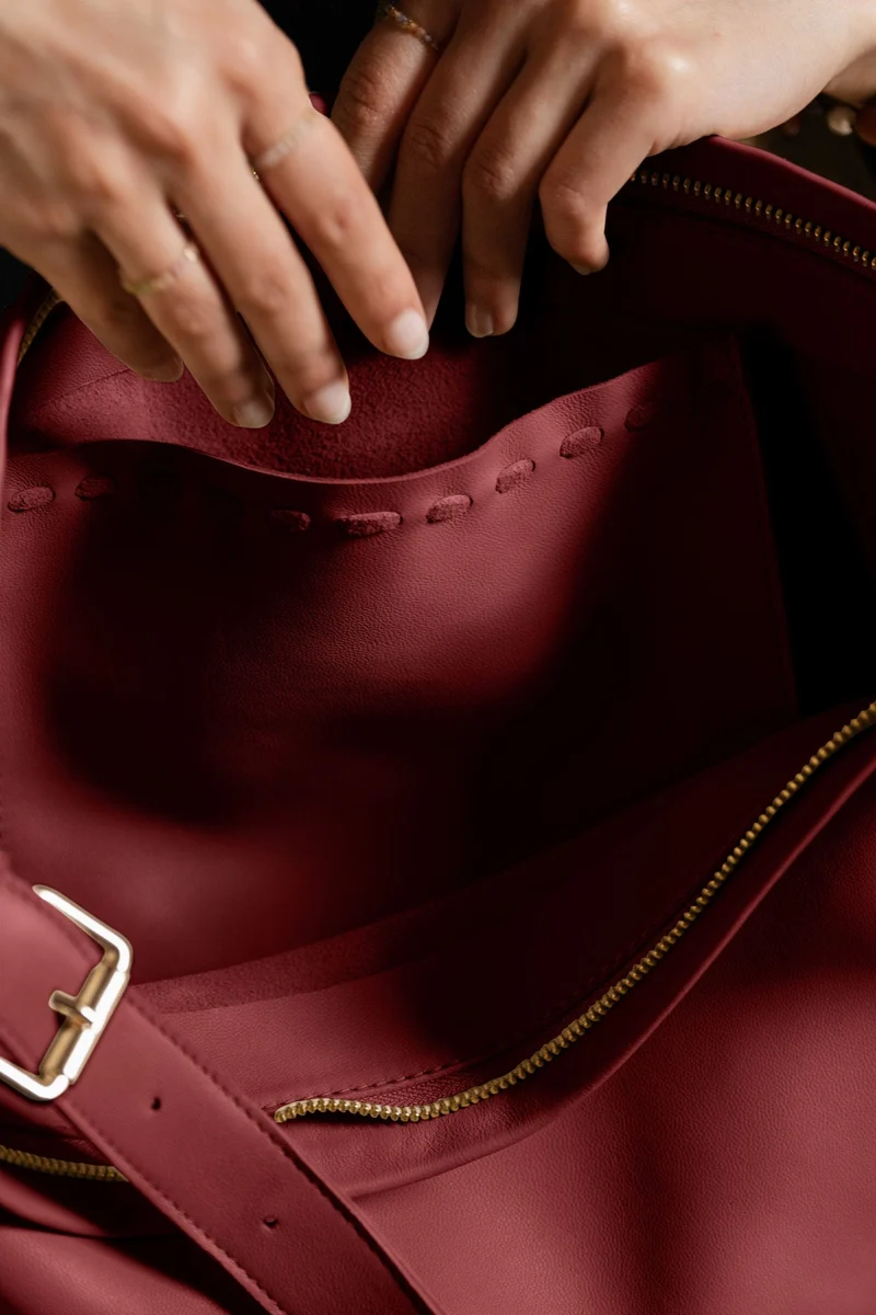 Bag - NAIMA - Cherry Red