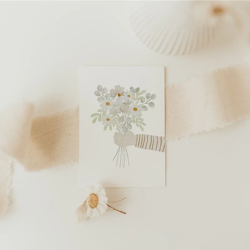 POSTKARTE, BLUMENSTRAUß