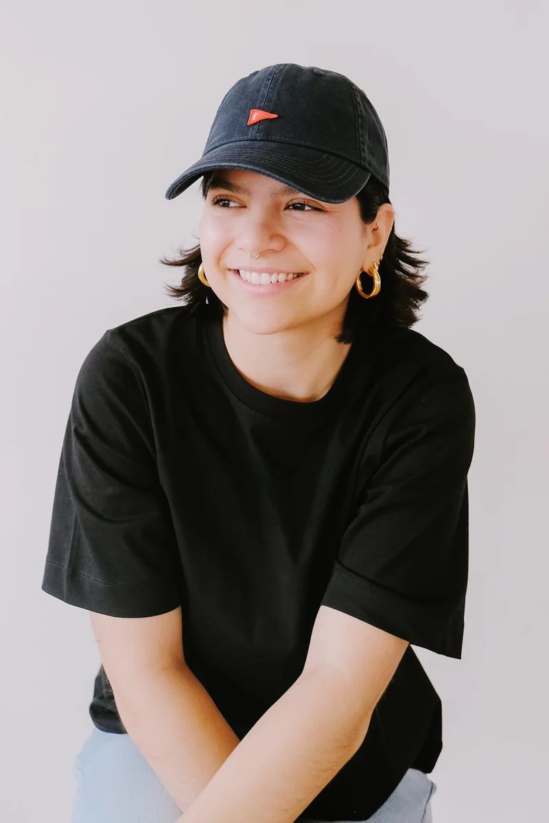 Washed Cap - Flag - Navy