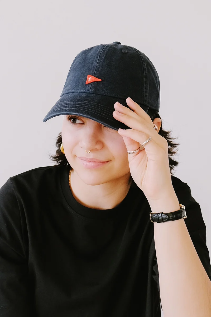 Washed Cap - Flag - Navy