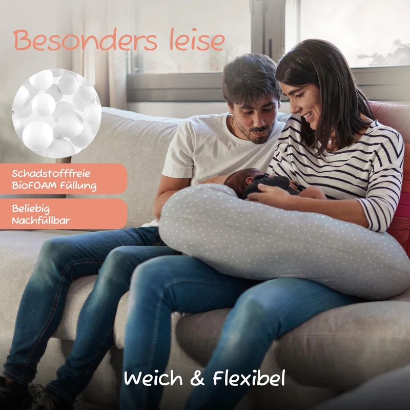 Joyfill Stillkissen (170cm) mit BioFoam