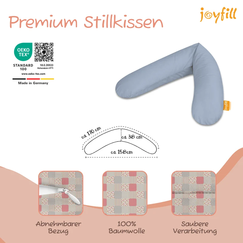 Joyfill Stillkissen (170cm) mit BioFoam