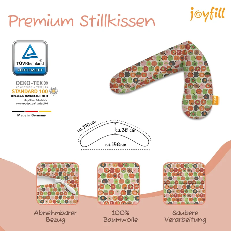 Joyfill Stillkissen (190cm) mit BioFoam