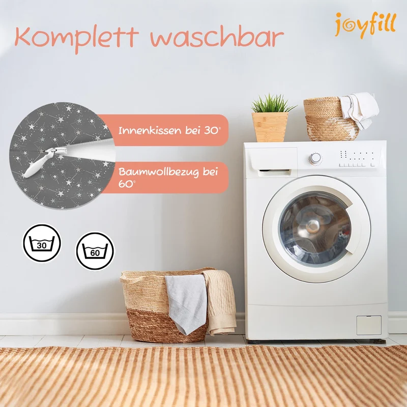 Joyfill Stillkissen (190cm) mit BioFoam