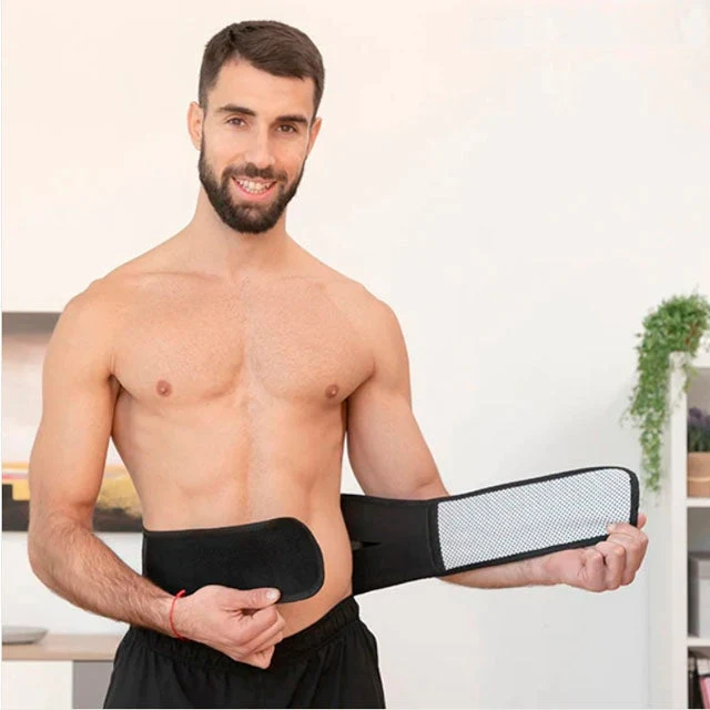 Orthopädischer Lendenwirbelstützgürtel mit Turmalin-Magneten