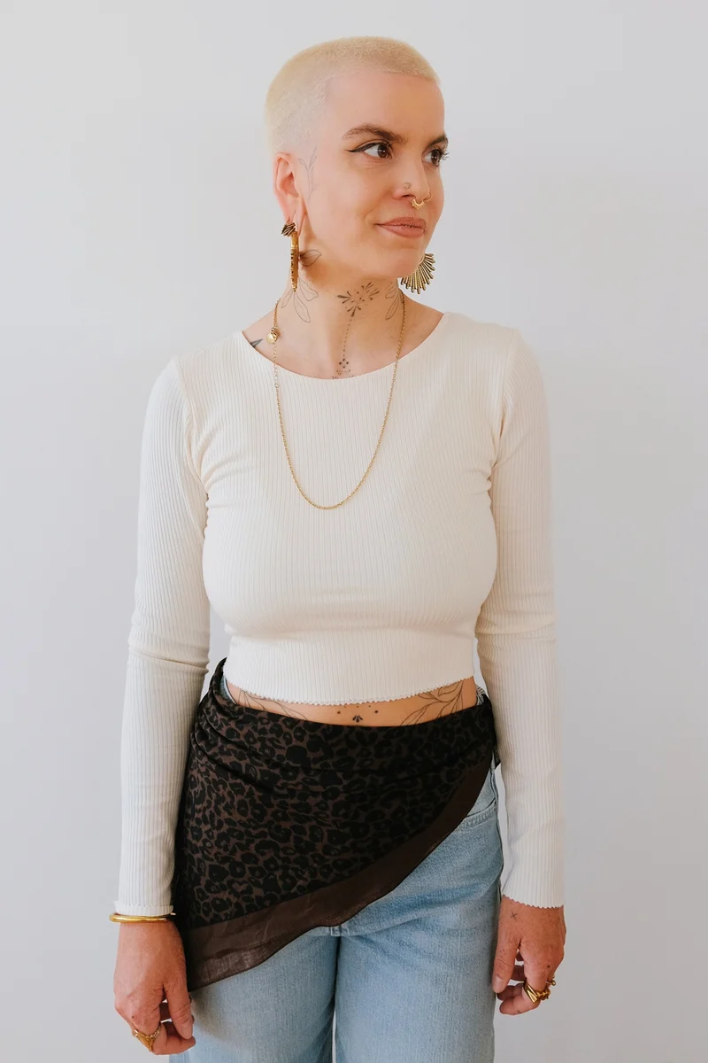Cotton Scarf - Vad - Dark Leo