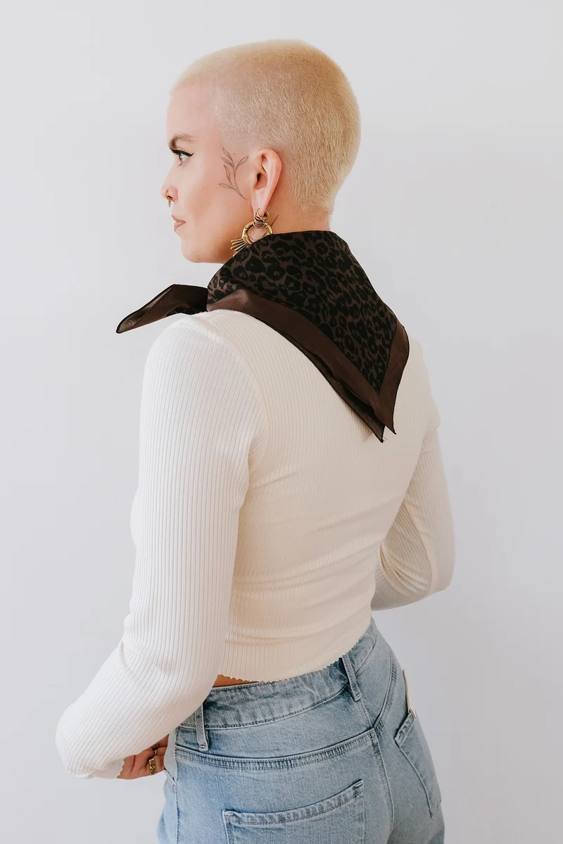Cotton Scarf - Vad - Dark Leo
