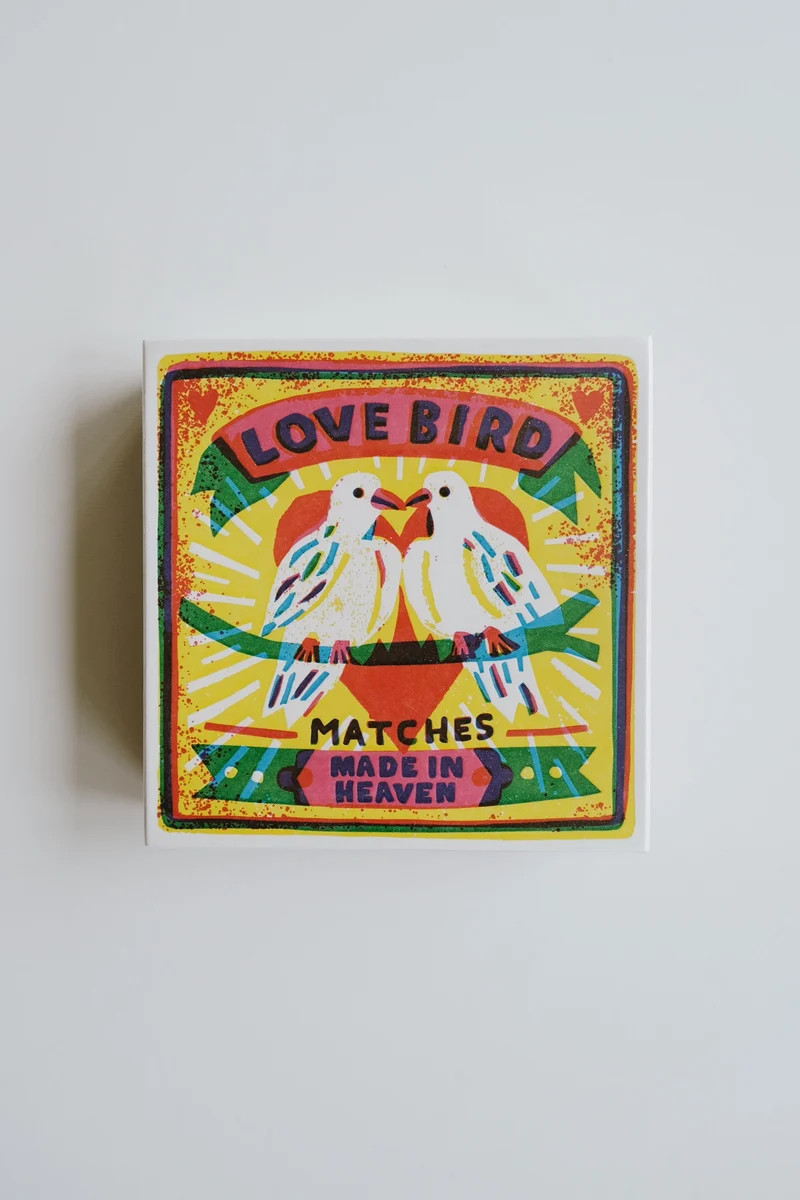 Safety Matches - Love Birds