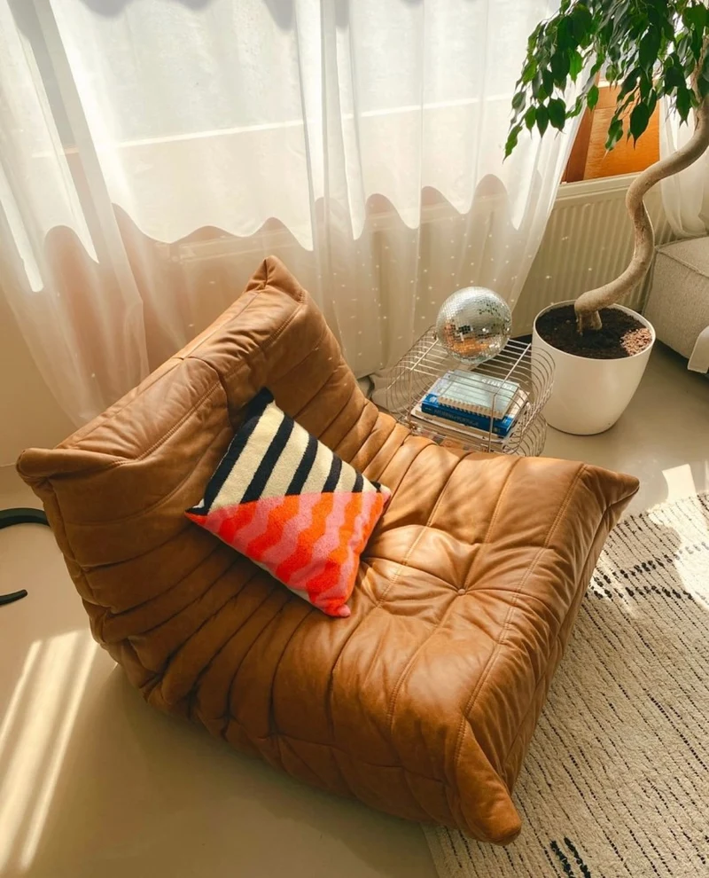 Deconstructed Tufted Cushion