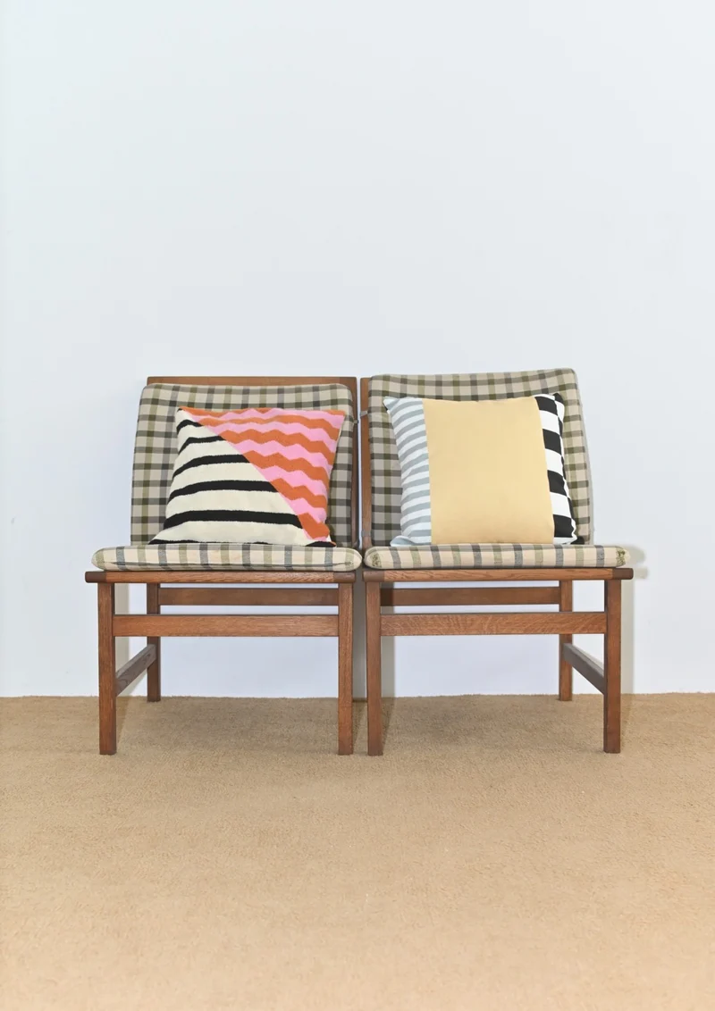 Deconstructed Tufted Cushion
