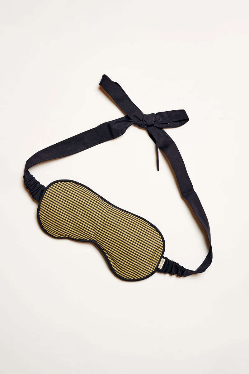 Eye Mask - RAHA Mini Squared - Yellow/Marine - Sale
