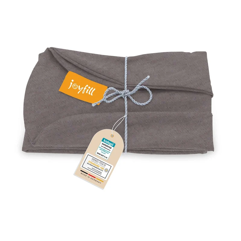 JOYFILL® Premium Sitzsack 240L Ersatzbezug - 100% uni kbA Baumwolle