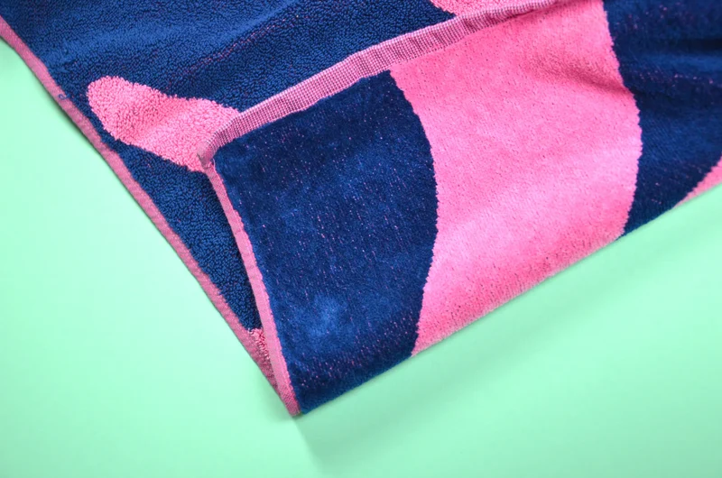 Bath Towel - Rose / Petrol