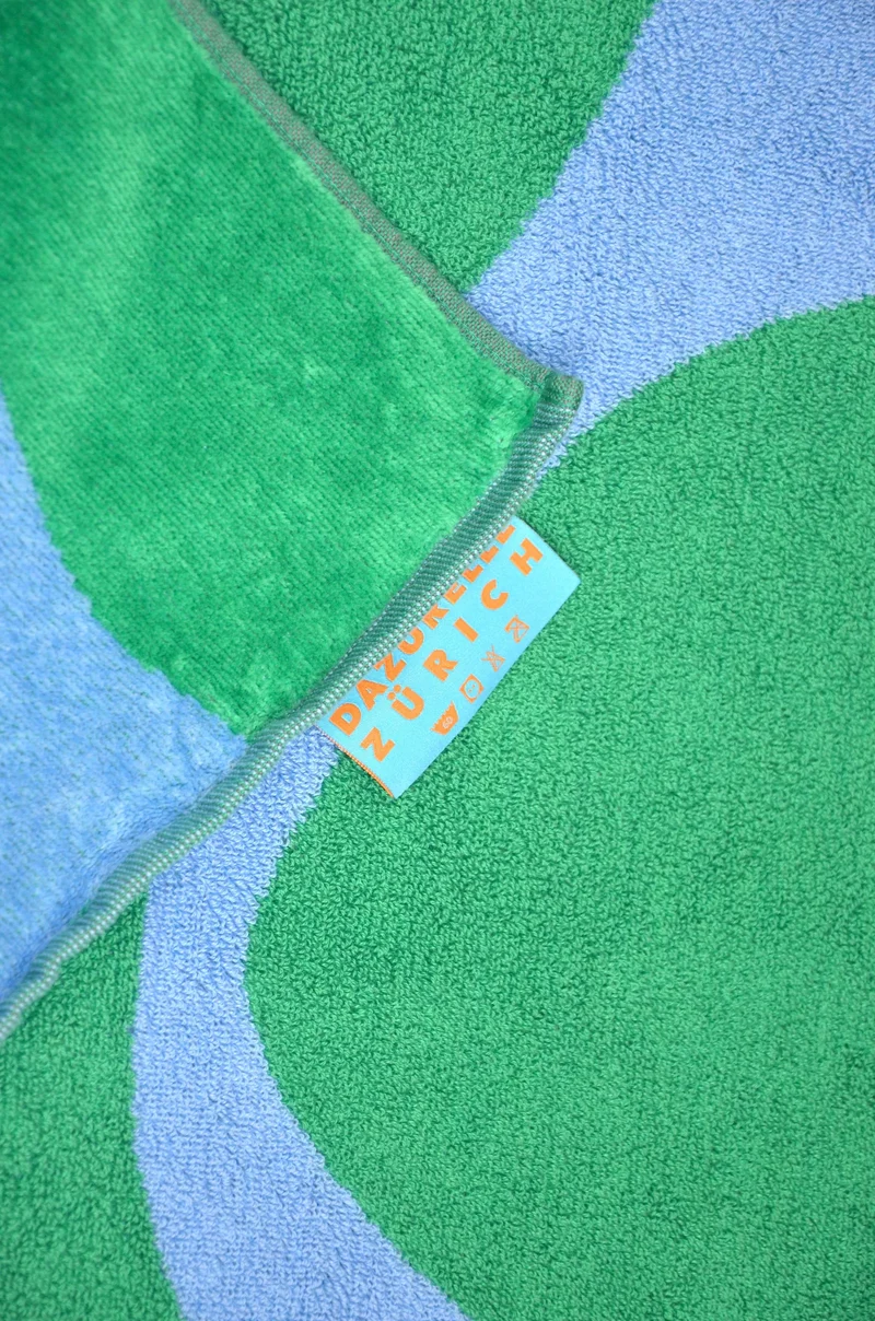 Bath Towel - Green / Blue