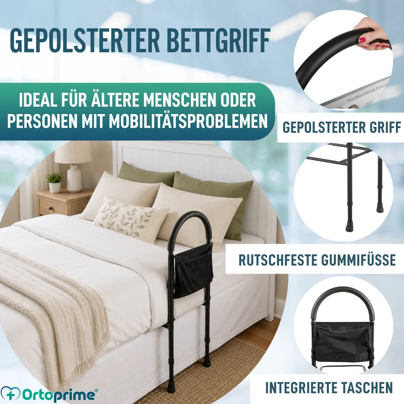 Gepolsterter Bettgriff