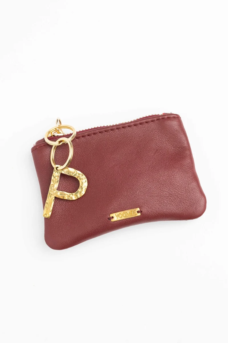 Micro Wallet - NAIMA - Cherry Red