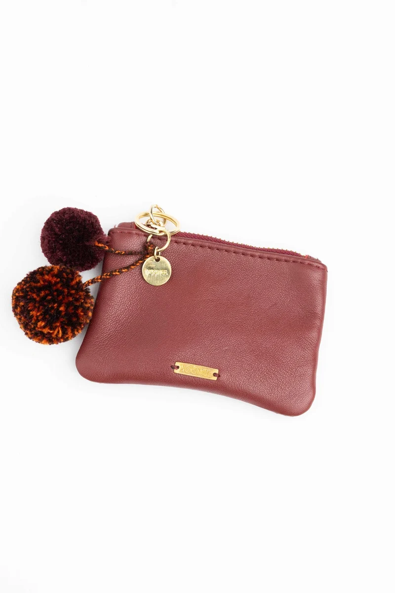 Micro Wallet - NAIMA - Cherry Red