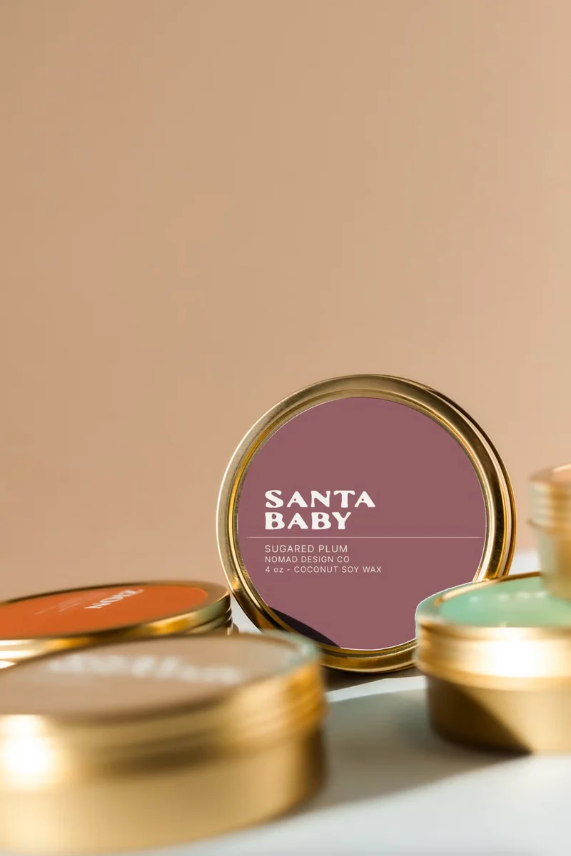 Scented Candle - Santa Baby