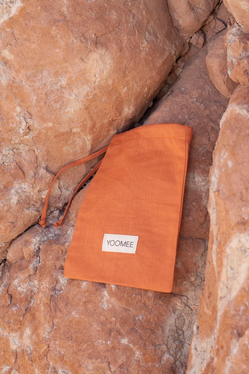 Bag - LATIFA linen - Apricot