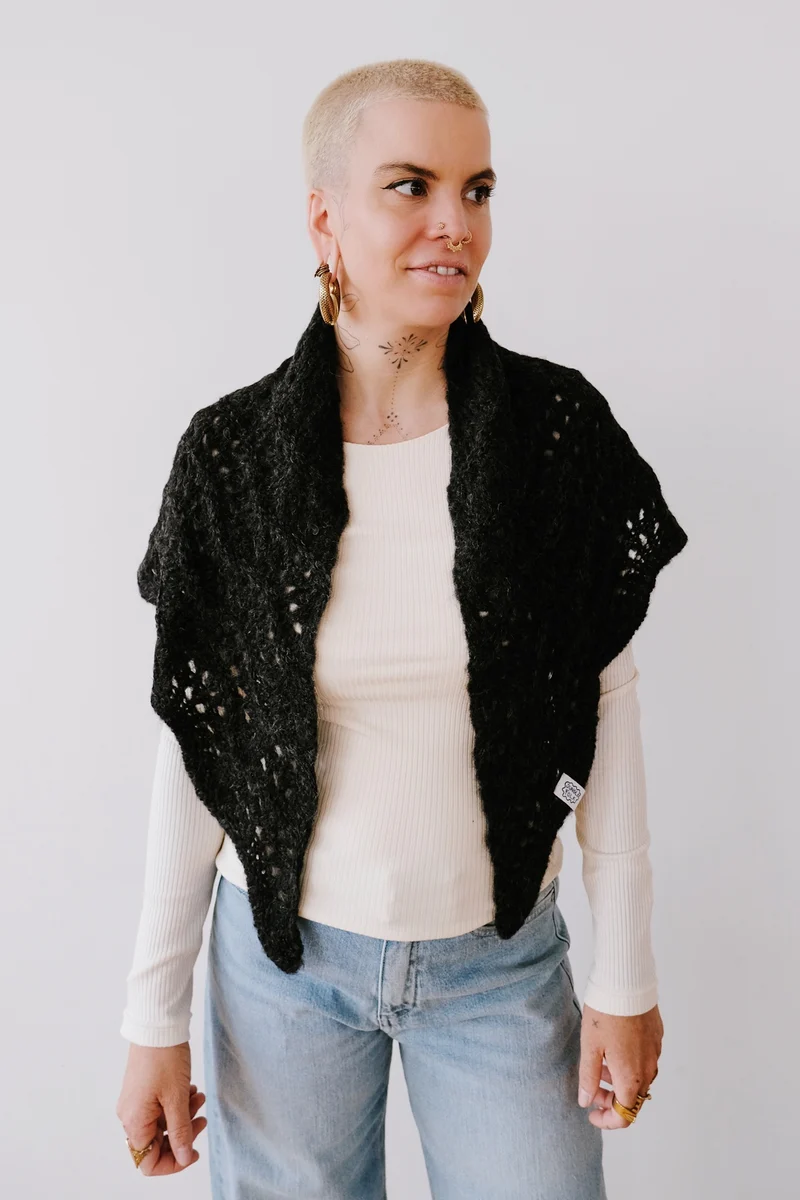Guadalupe Throw - Anthracite