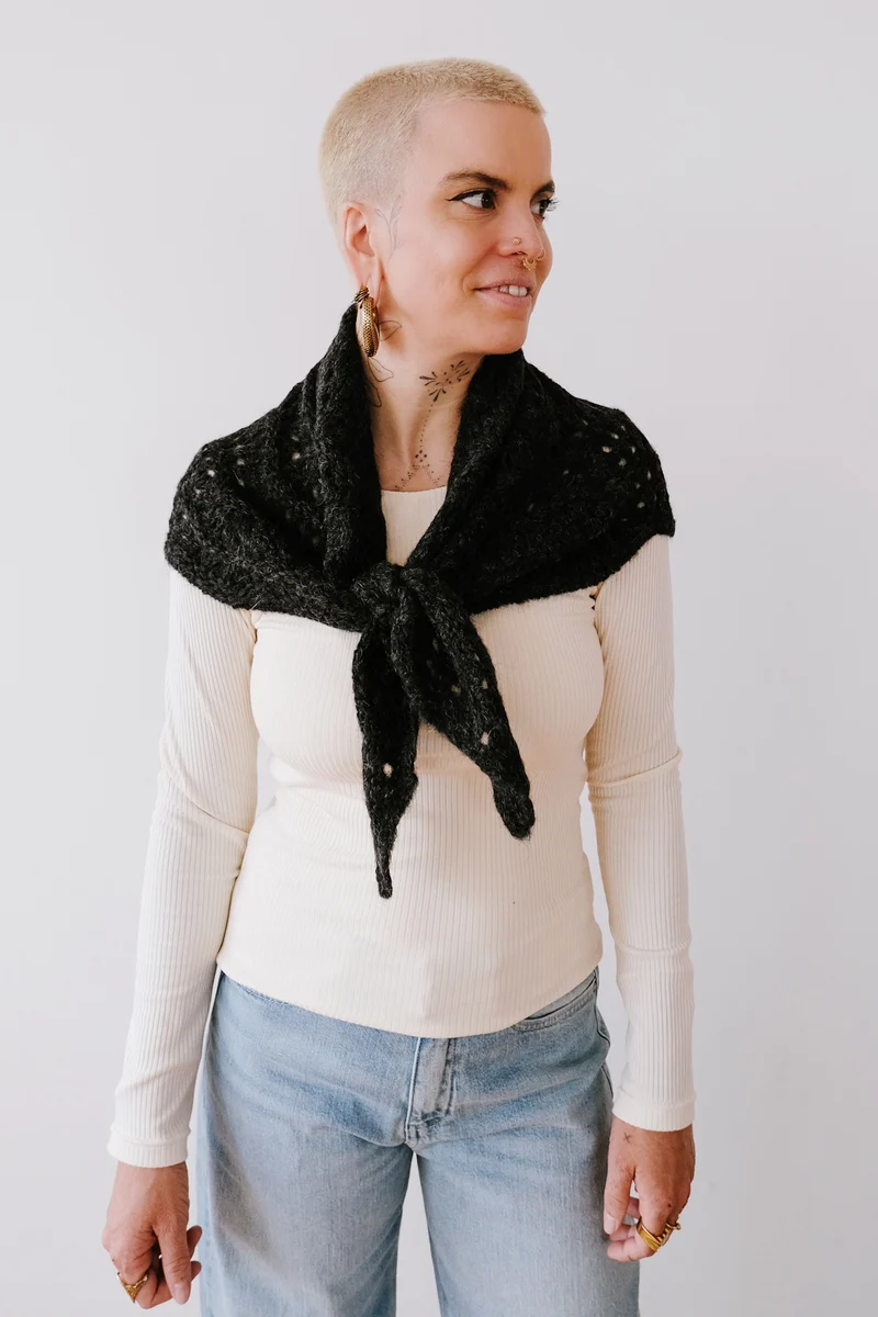 Guadalupe Throw - Anthracite