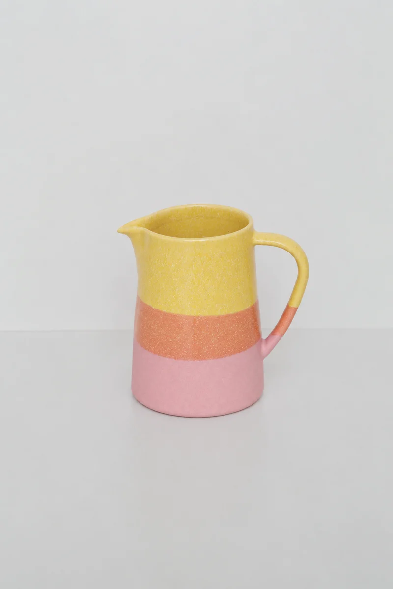 Small Jug - Yellow / Pink