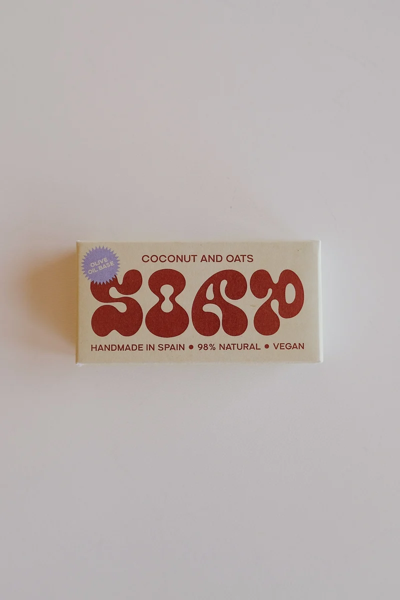 Natural Soap Bar - Coconut & Oats