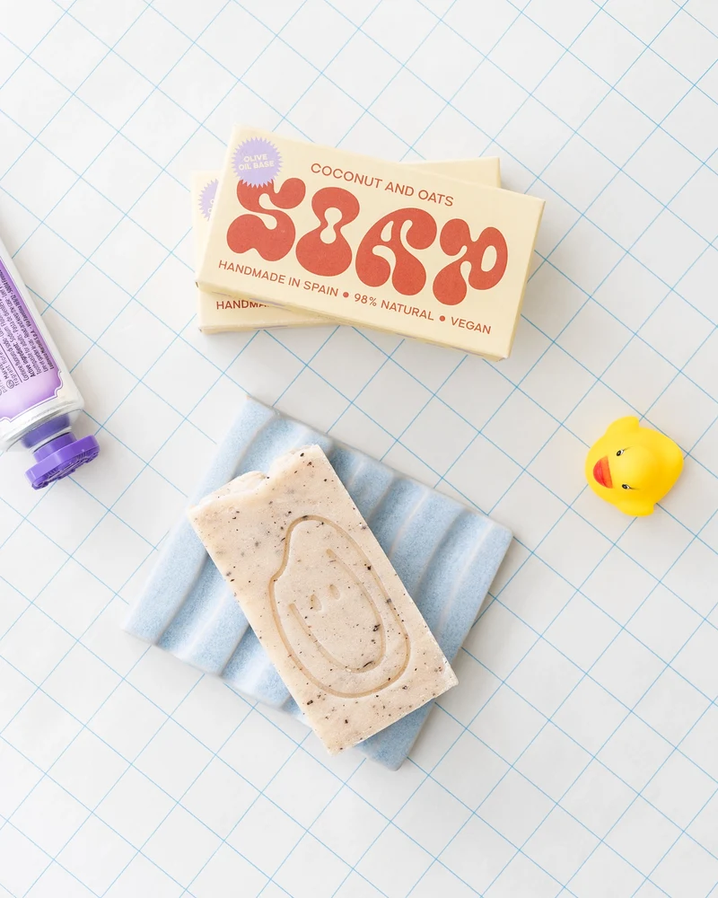 Natural Soap Bar - Coconut & Oats