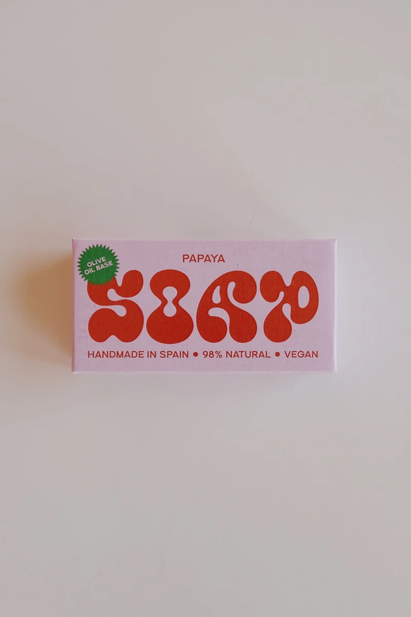 Natural Soap Bar - Papaya
