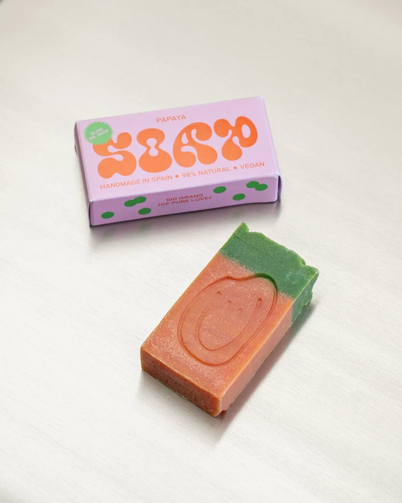 Natural Soap Bar - Papaya