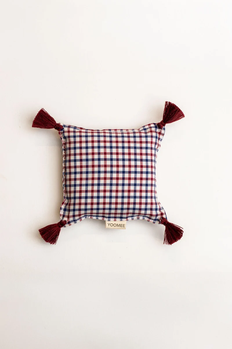 Lavender Bag - ZAKIA mini checked - Red/Marine