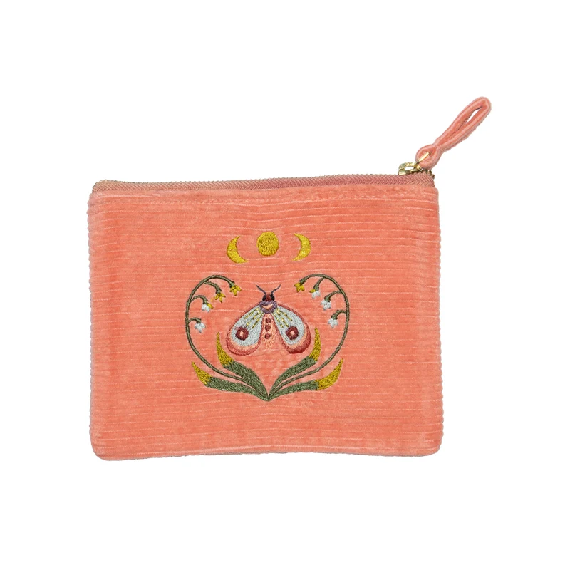 Pouch - Cotton Corduroy - Lunar Moth