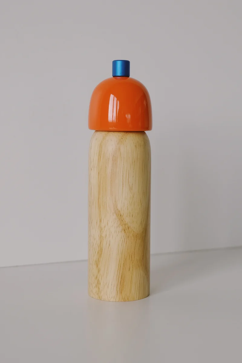 Salt / Pepper Grinder - Orange & Blue