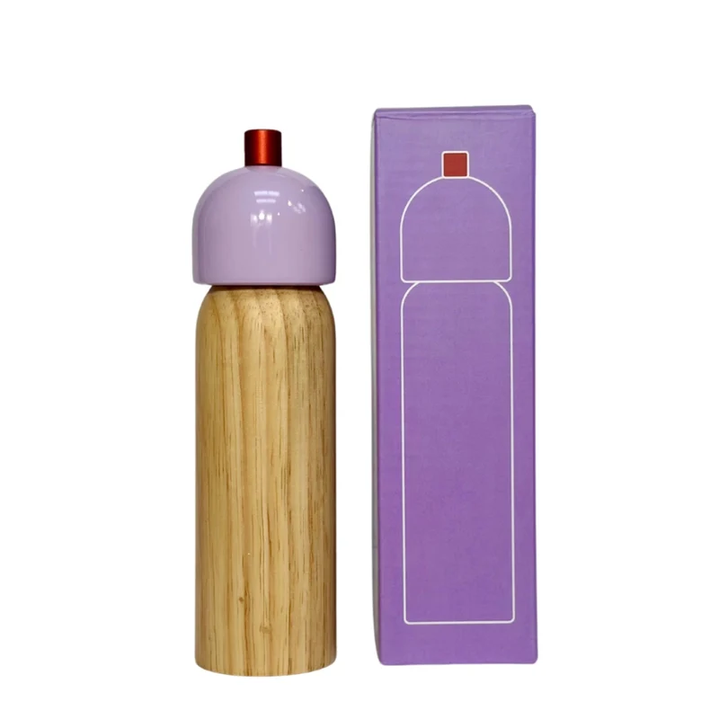 Salt / Pepper Grinder - Lilac & Red