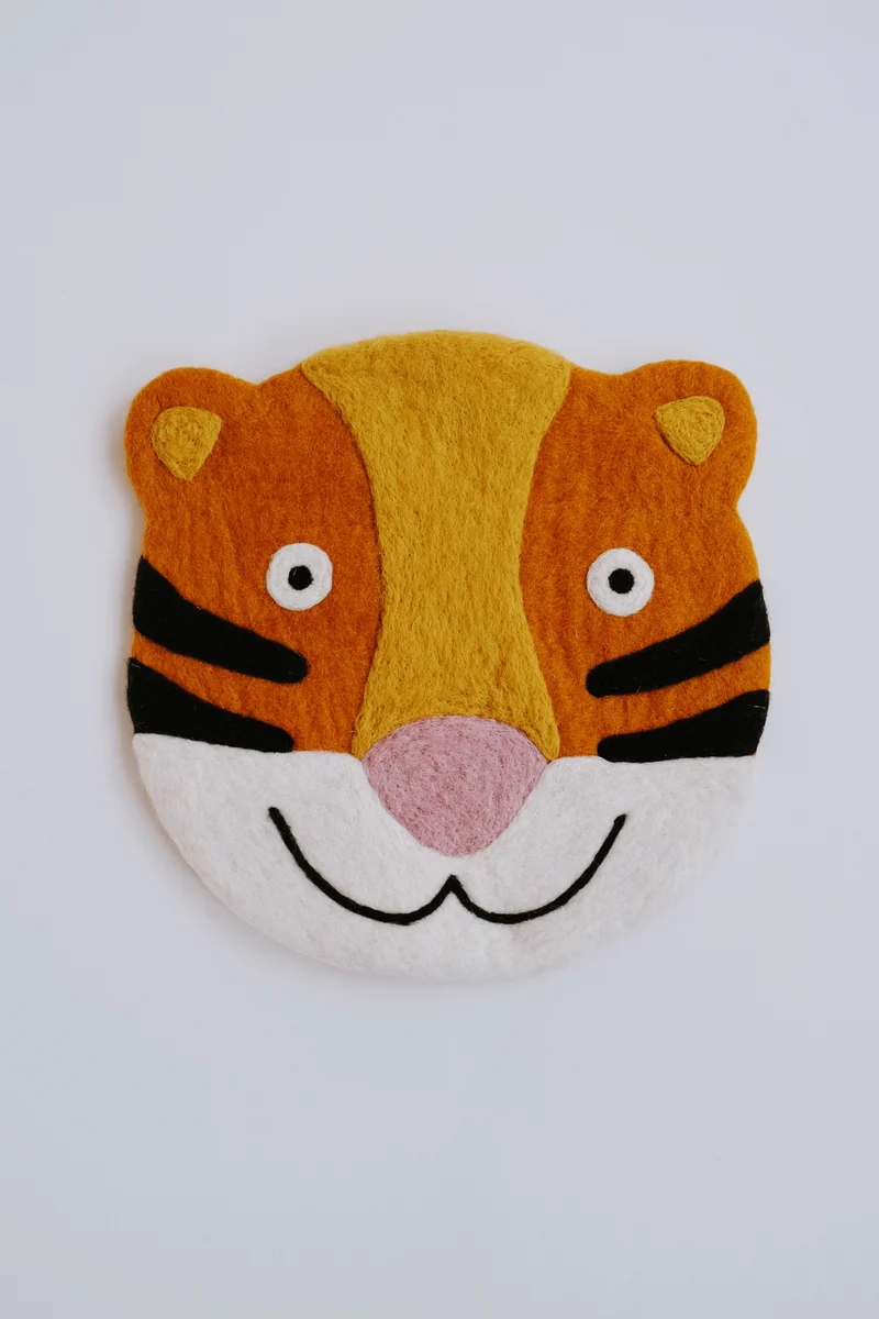 Felted Seat Cushion - Animals