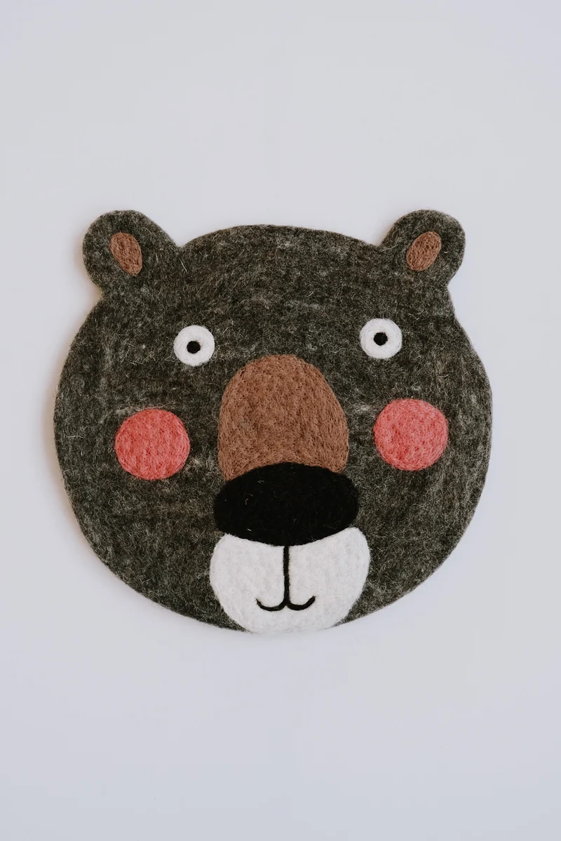 Felted Seat Cushion - Animals
