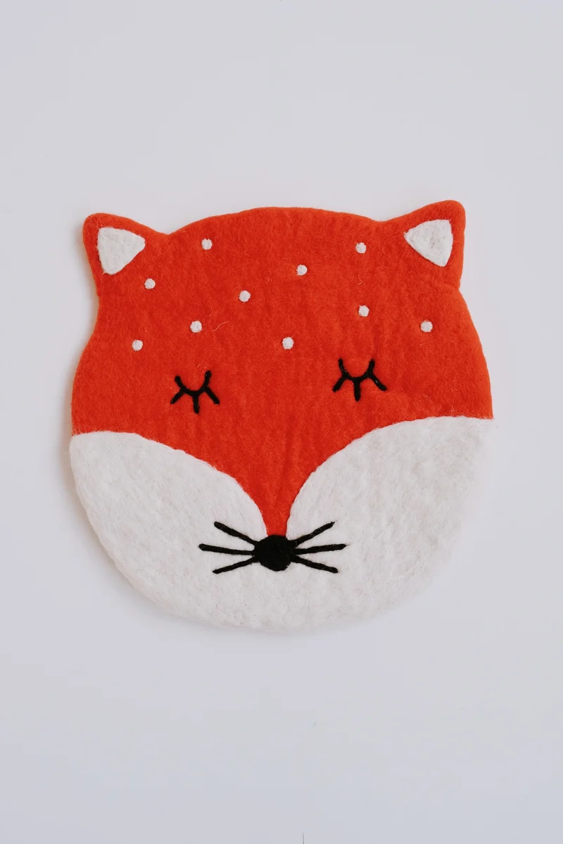 Felted Seat Cushion - Animals