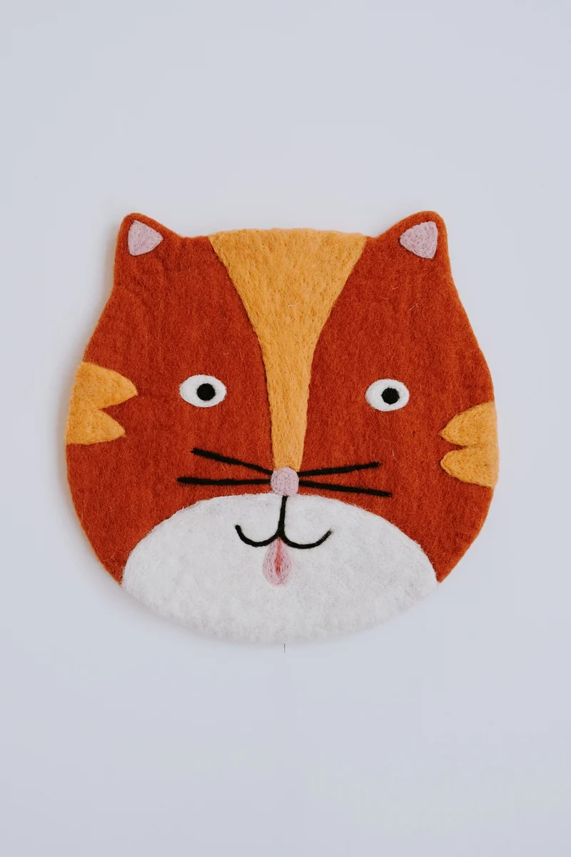 Felted Seat Cushion - Animals