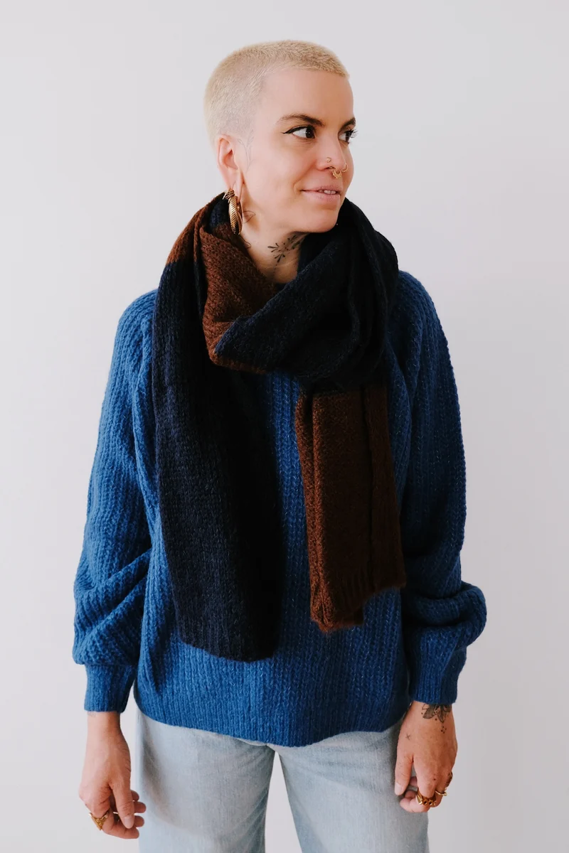 Knit Scarf - Delta