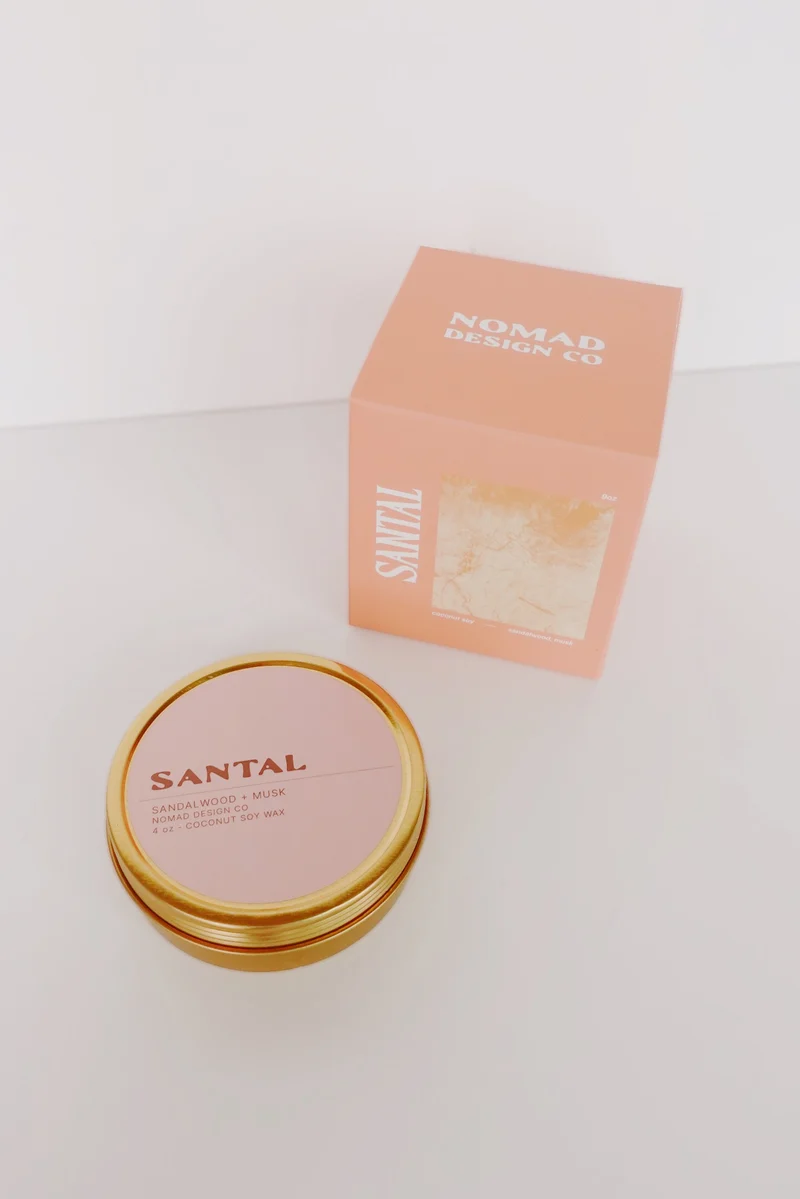Scented Candle - Santal