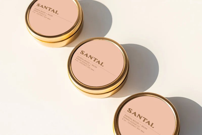 Scented Candle - Santal