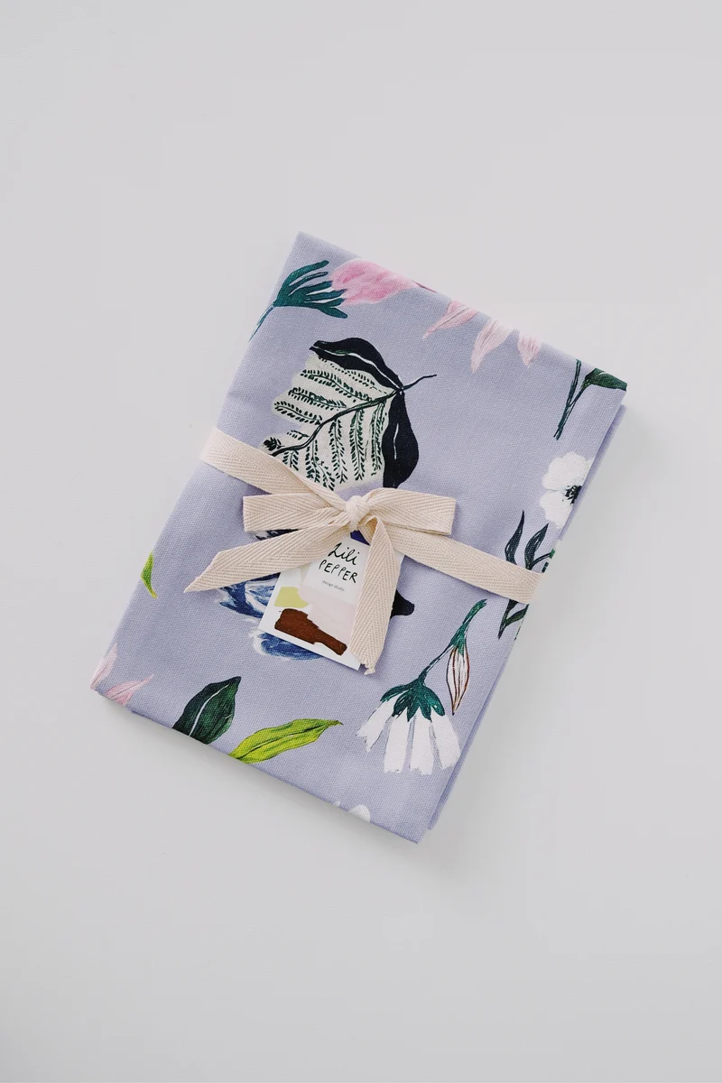 Kitchen Towel - Purple Flowers