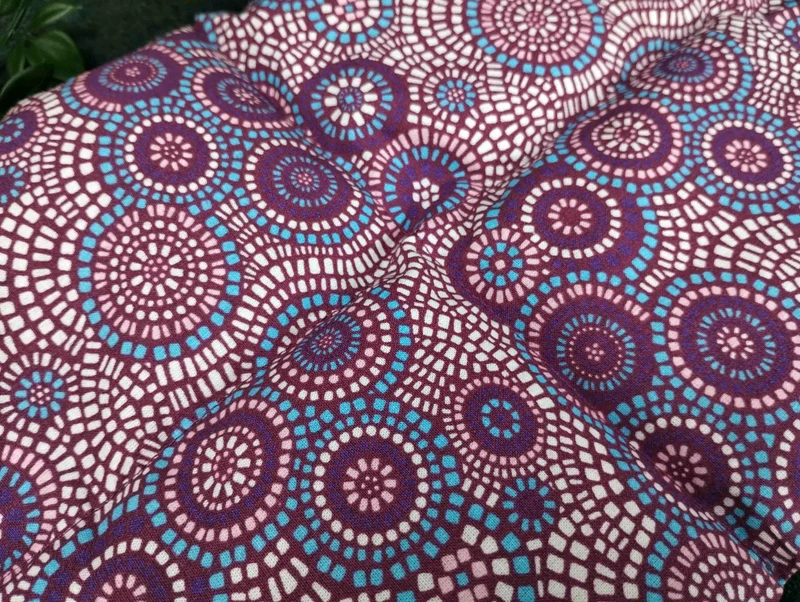 Körnerkissen Mosaike lila