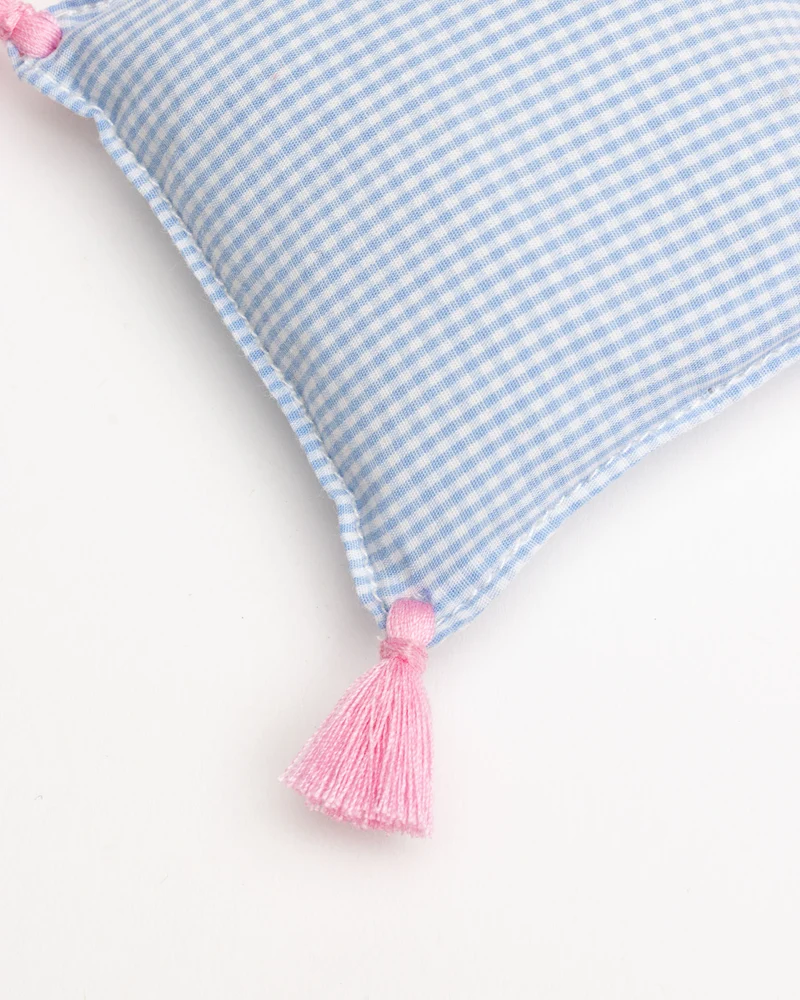 Lavender Bag - ZAKIA mini checked - Light Blue