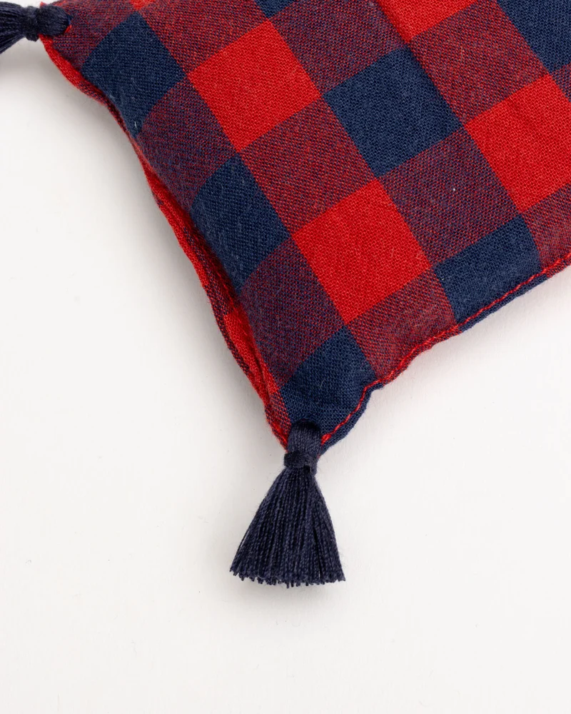 Lavender Bag - ZAKIA checked - Red/Dark Blue