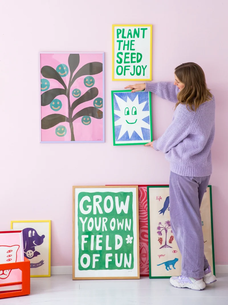 offset print - 50x70cm - grow your own field of fun